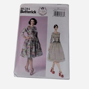 Butter Vintage-Inspired Floral Midi Dress Pattern 14-22